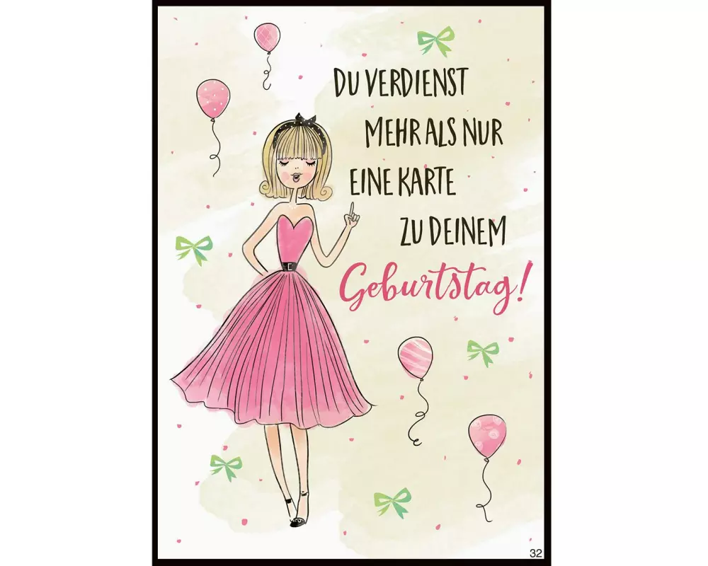 Depesche Musikkarte beweglich Du verdienst mehr als nur eine Karte