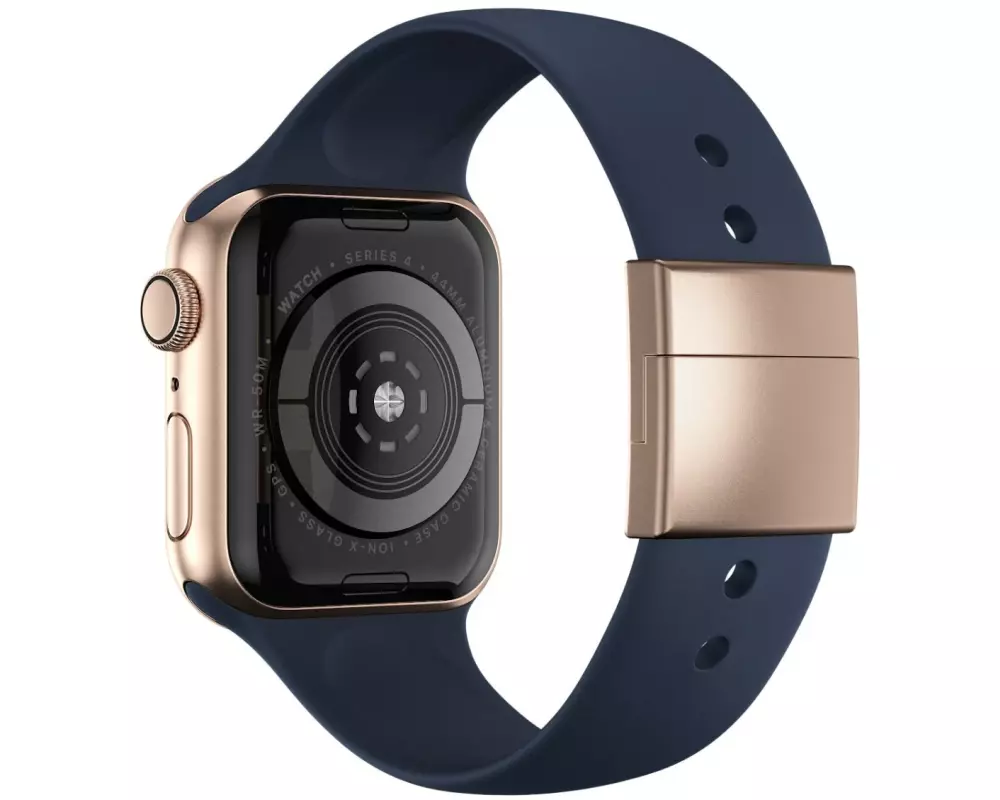 xMount Armband Apple Watch Series 1 - 6/SE (44 mm) Blau / Gold