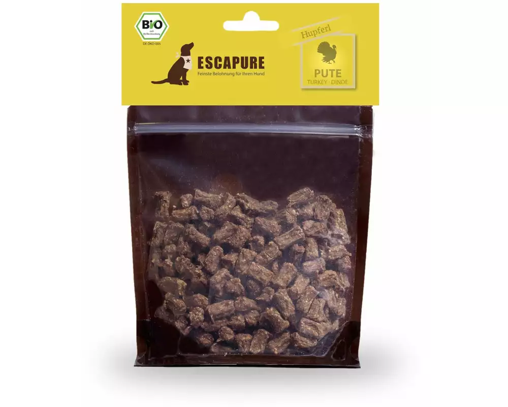 Escapure Leckerli BIO Puten Hupferl 150 g