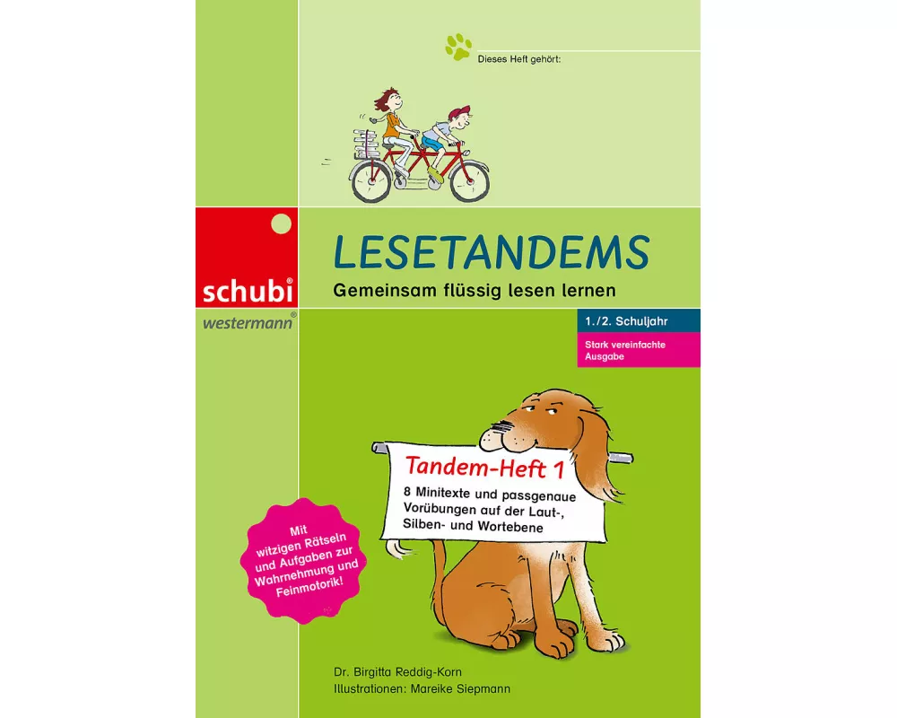 Lesetandems - Tandemheft 1, stark vereinfachte Ausgabe