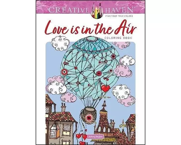 Creative Haven Love is in the Air! Coloring Book