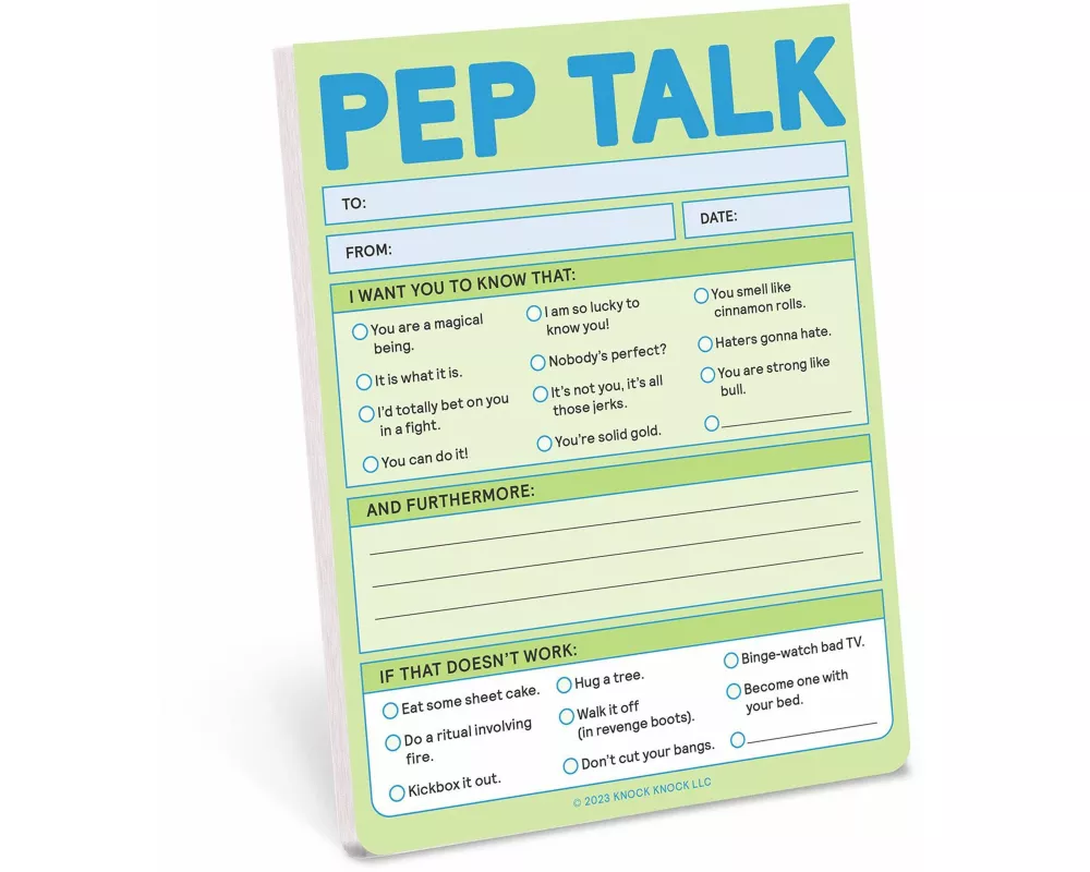 Pep Talk Nifty Note Pad (Second Edition)