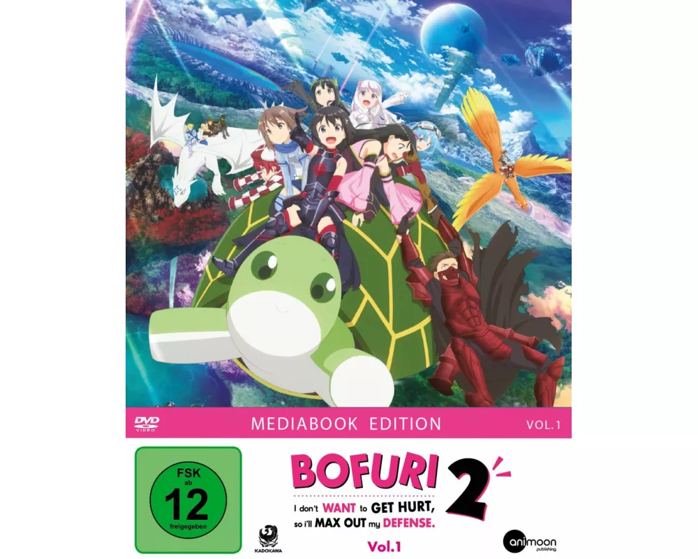 Bofuri: I Don't Want to Get Hurt, So I'll Max Out My Defense. - Staffel 2 - Vol.1 - Mediabook - Blu-ray mit Sammelschuber - Limited Edition