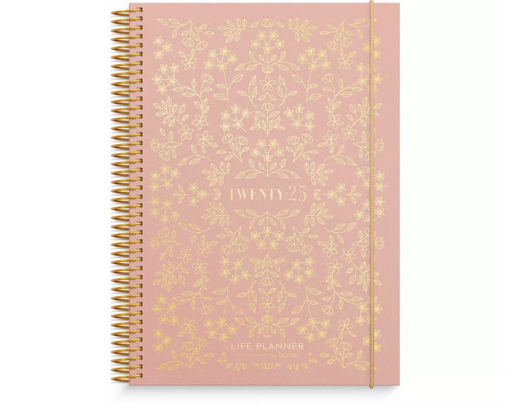 Burde Life Planner Pink Kalender 2025