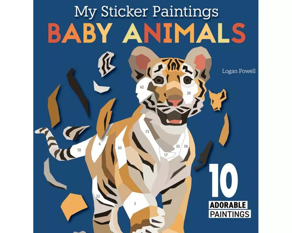 My Sticker Paintings: Baby Animals