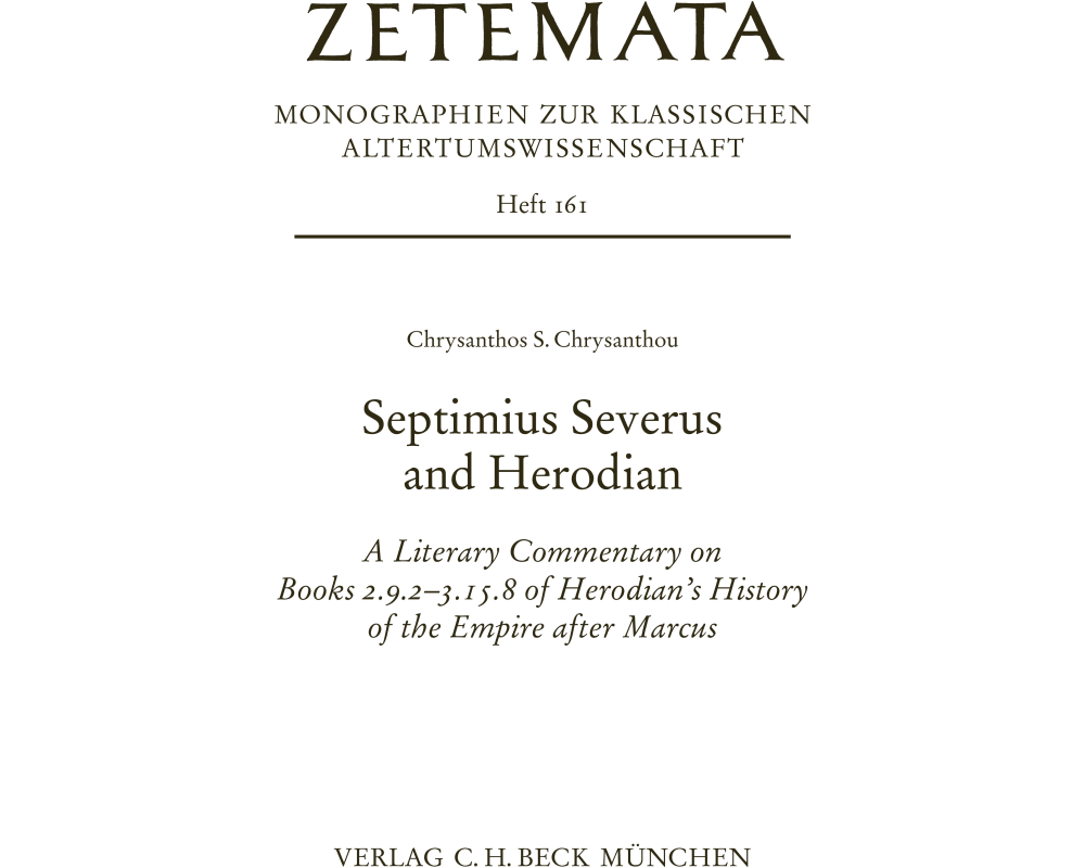 Septimius Severus and Herodian