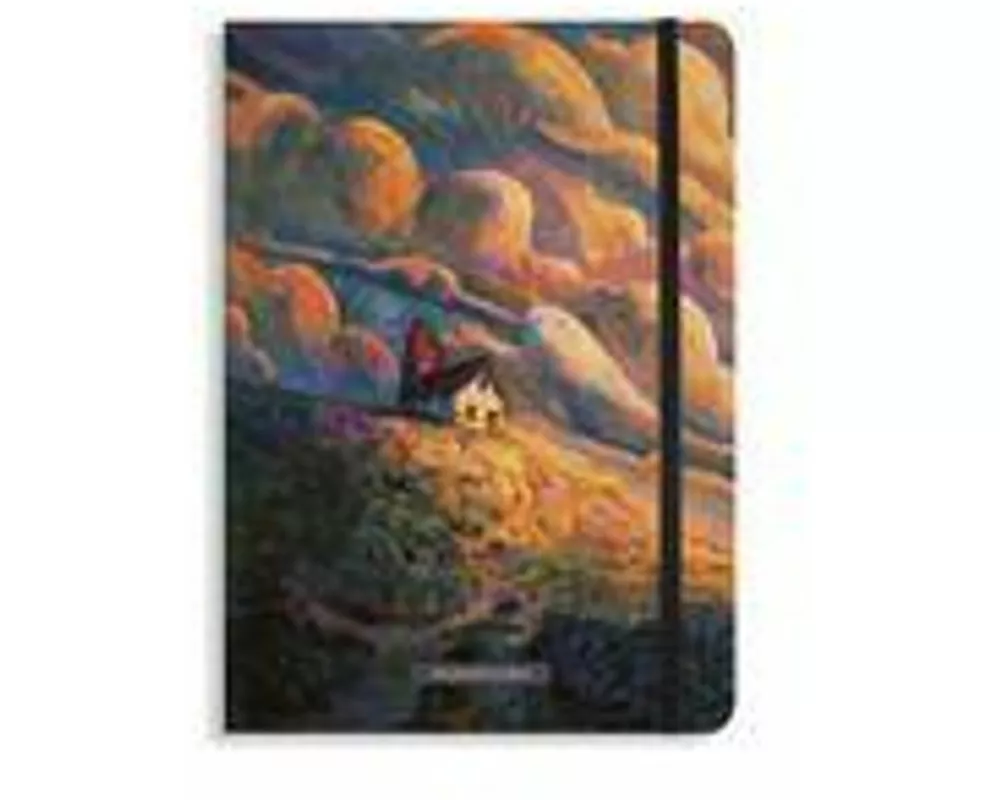 matabooks - Nachhaltiges A5 Notizbuch/Tagebuch/Bullet Journal/Schreibheft/Notebook aus Süßgraspapier - Nari Farbe: Dusk Purple (punktiert)