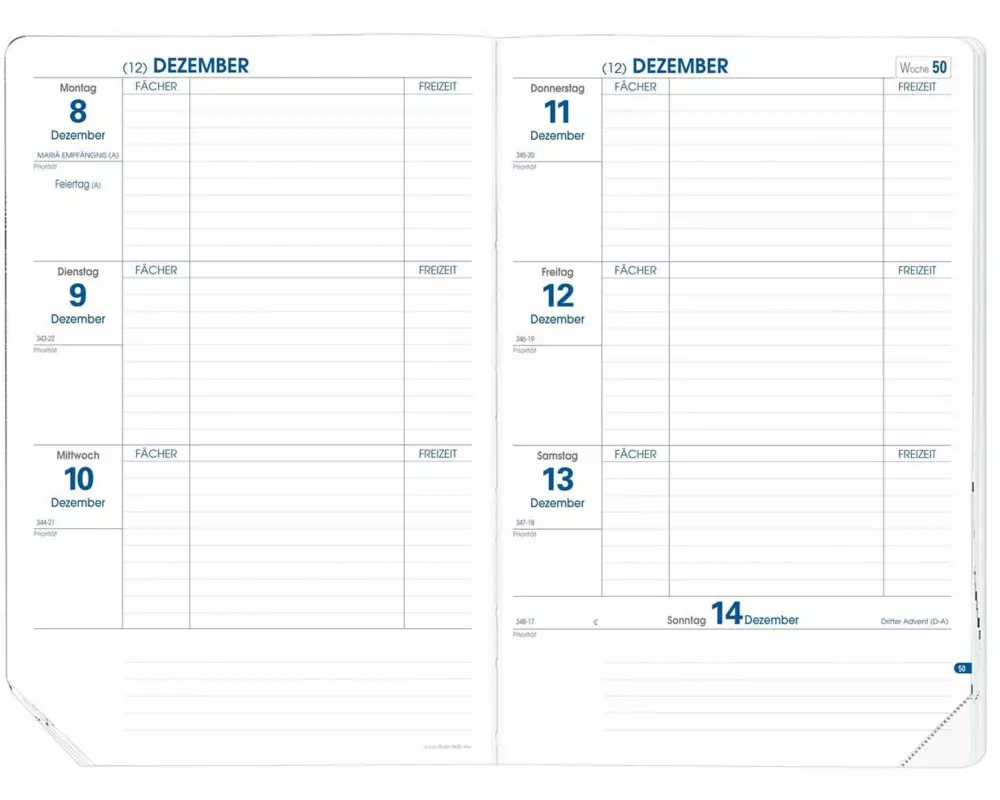 Texthebdo Einlage 2025/2026