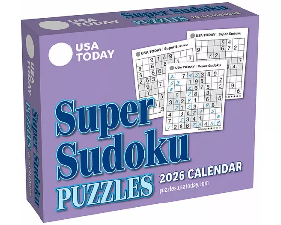 USA TODAY Sudoku 2026 Day-to-Day Calendar