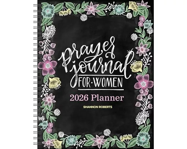 Prayer Journal for Women 12-Month 2026 Monthly/Weekly Planner Calendar