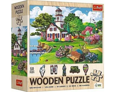 Holz Puzzle 500+1 - Sommer Oase
