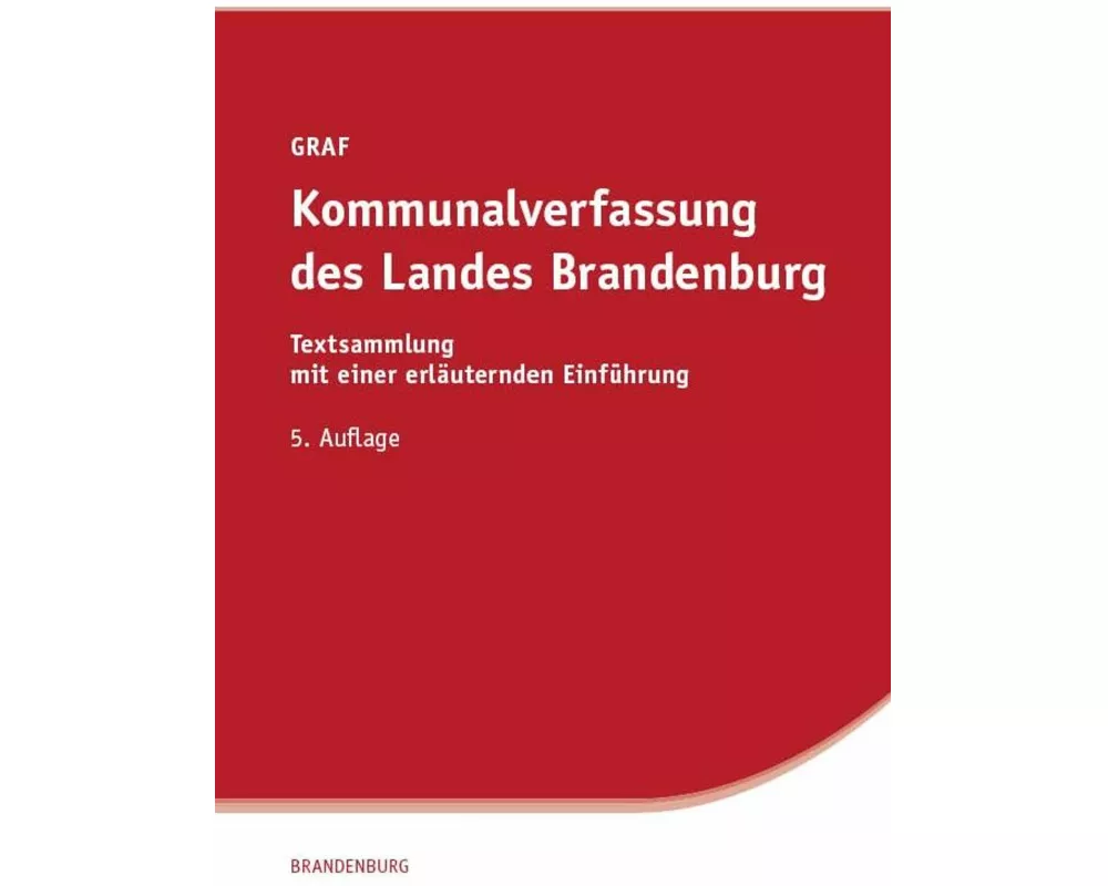 Kommunalverfassung des Landes Brandenburg