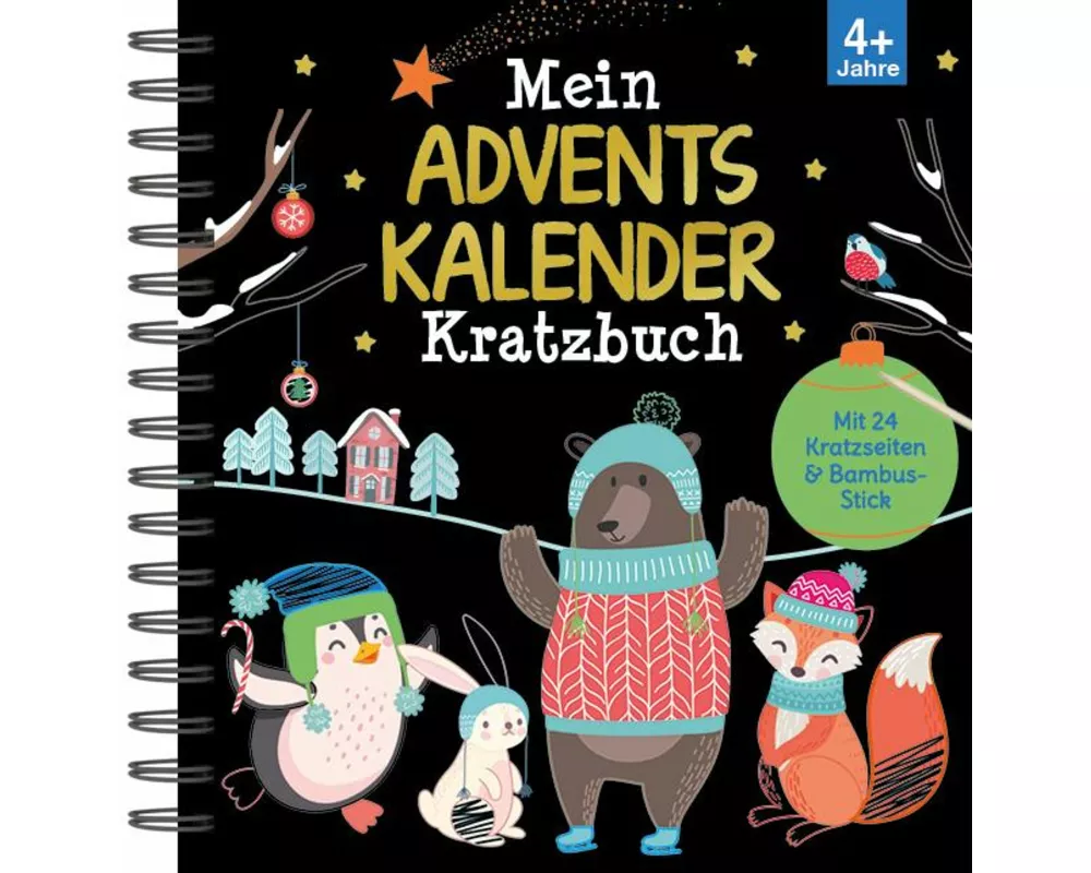 Mein Adventskalender-Kratzbuch