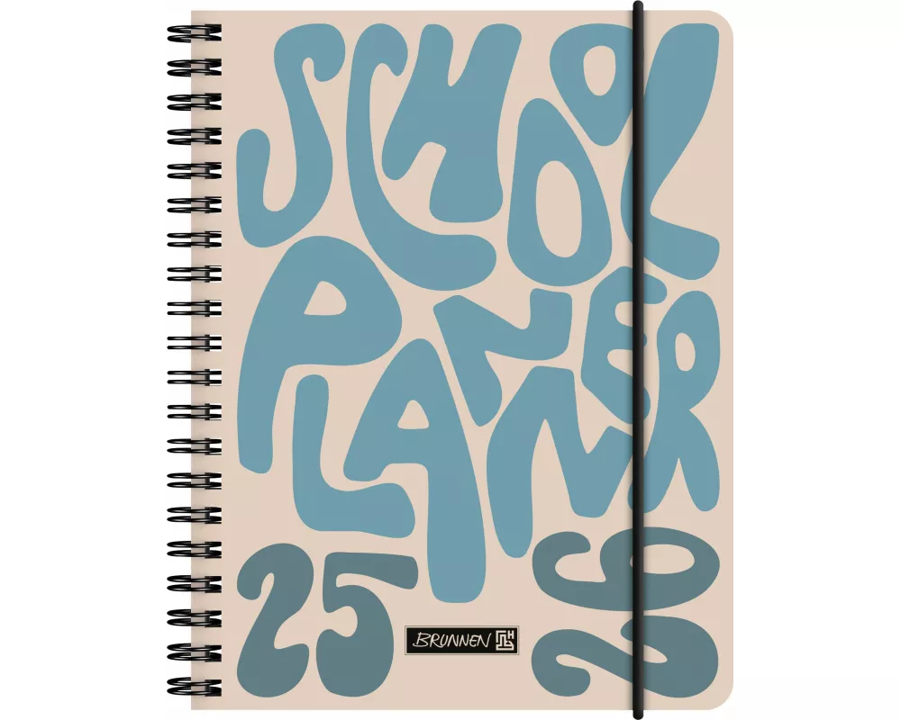 BRUNNEN Schülerkalender (2025/2026) "Bubble Planner", 2 Seiten = 1 Woche, A6, 208 Seiten, PP-Umschlag, mehrfarbig