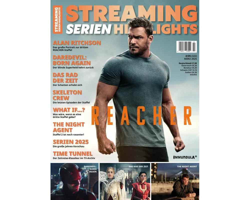 STREAMING SERIEN HIGHLIGHTS. Ausgabe März 2025 (#322)