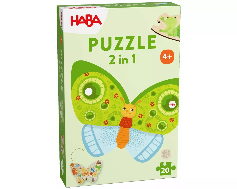 Puzzle 2in1 Schmetterling