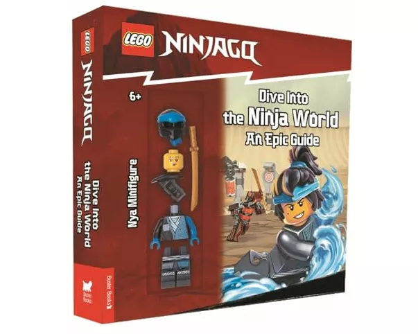 LEGO NINJAGO: Dive Into the Ninja World: An Epic Guide (with Nya minifigure)