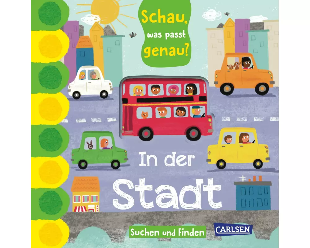 Schau, was passt genau? In der Stadt