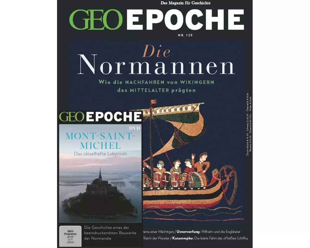 GEO Epoche mit DVD 125/2024 - Die Normannen