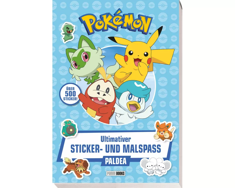 Pokémon: Ultimativer Sticker- und Malspaß Paldea
