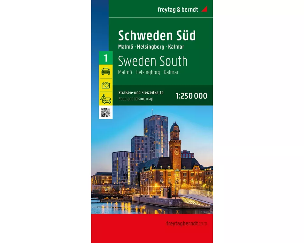 freytag & berndt Straßenkarte Schweden Süd 1:250.000