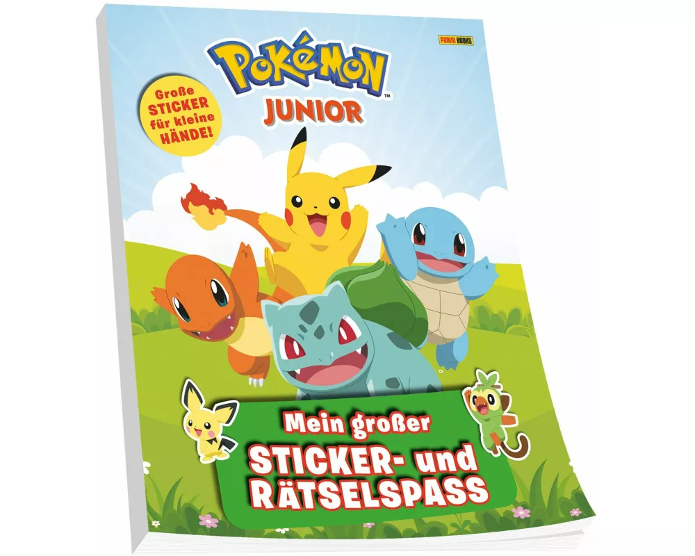 Pokémon Junior: Mein großer Sticker- und Rätselspaß