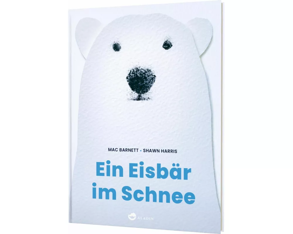 Ein Eisbär im Schnee