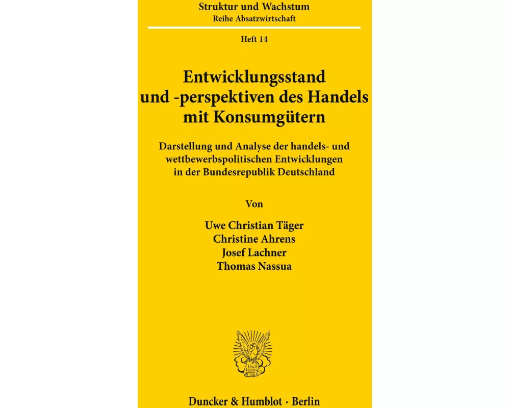 Entwicklungsstand und -perspektiven des Handels mit Konsumgütern