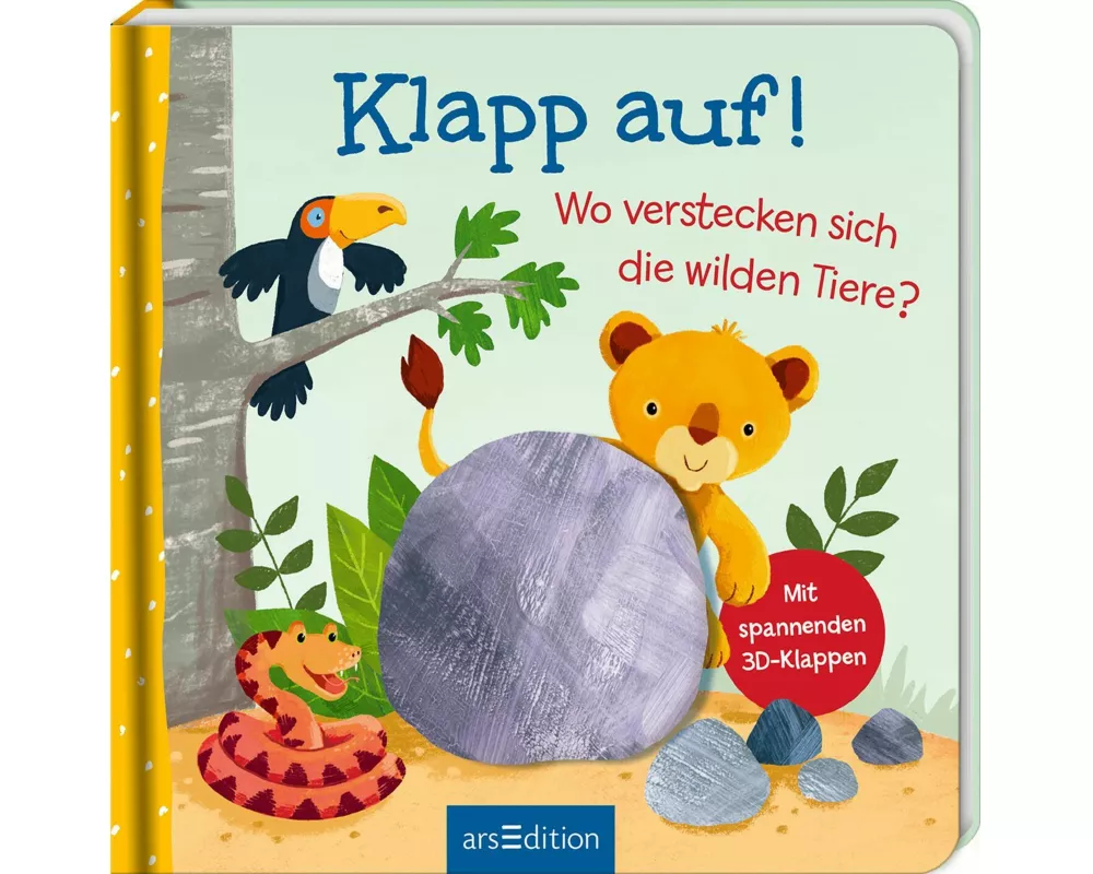 Klapp auf! Wo verstecken sich die wilden Tiere?