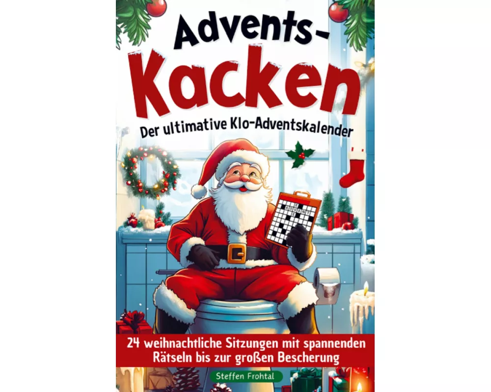 Advents-Kacken: Der ultimative Klo-Adventskalender | 24 weihnachtliche Sitzungen mit spannenden Rätseln bis zur großen Bescherung