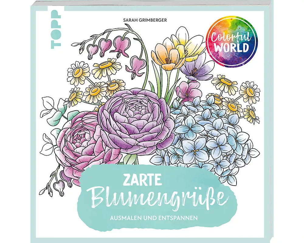 Colorful World - Zarte Blumengrüße