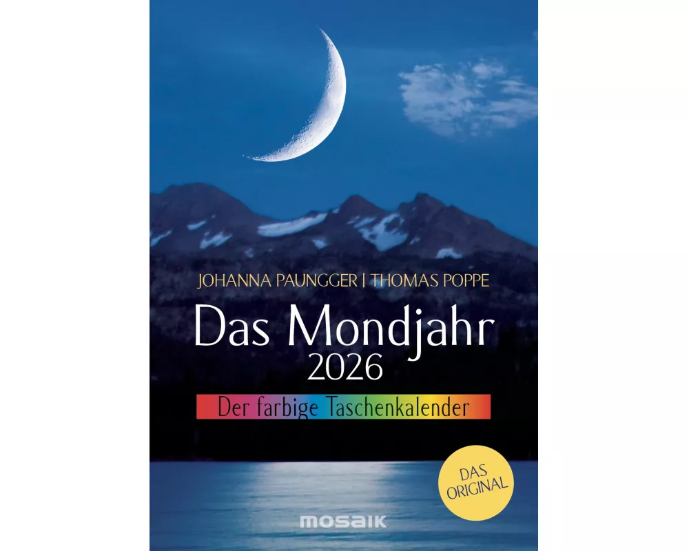 Das Mondjahr 2026 - Der farbige Taschenkalender