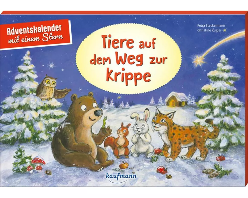 Tiere auf dem Weg zur Krippe