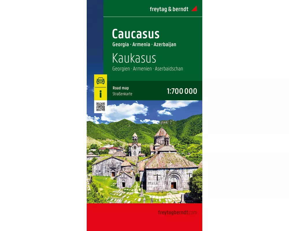 Kaukasus, Straßenkarte 1:700.000, freytag & berndt