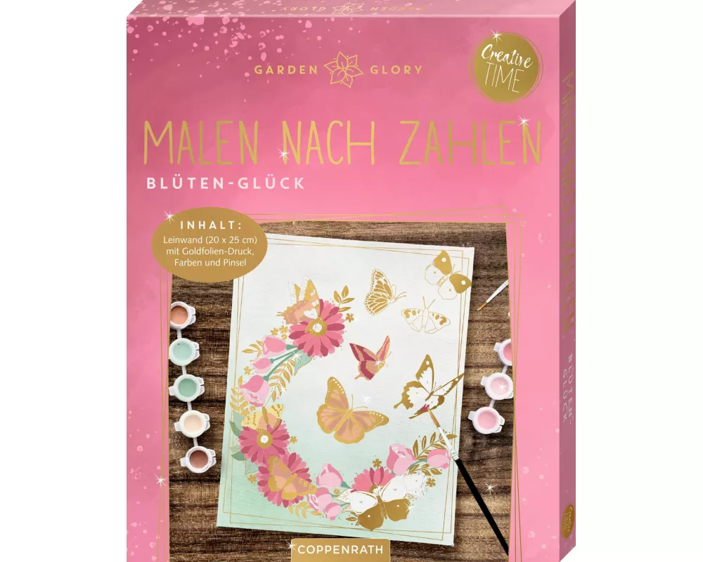 Malen nach Zahlen. Blüten-Glück