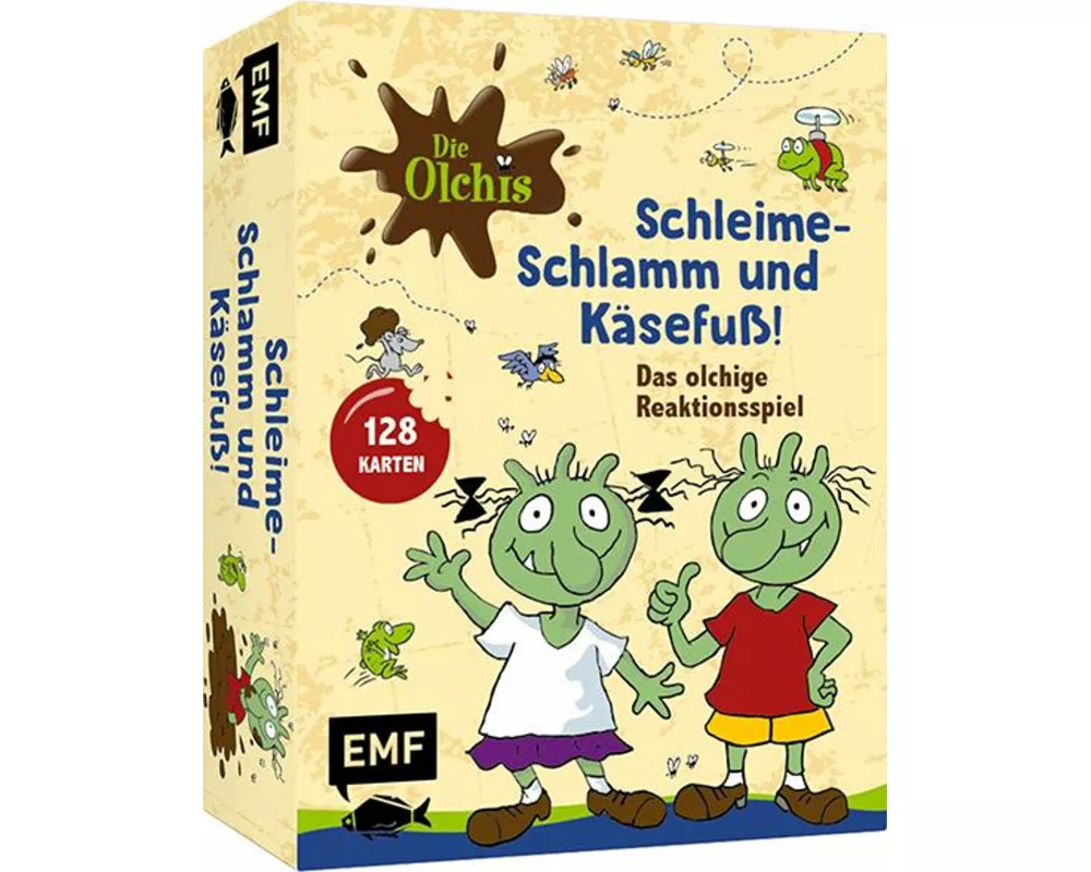Kartenspiel: Die Olchis. Schleime-Schlamm und Käsefuß!