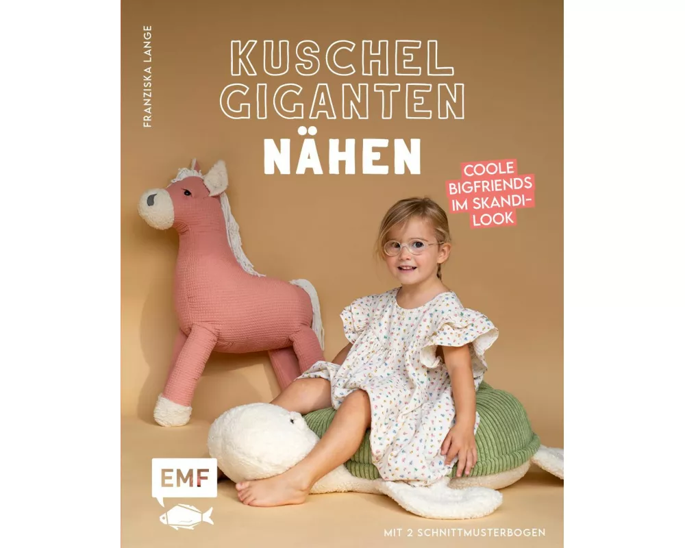 Kuschelgiganten nähen: Coole BigFriends im Skandi-Look