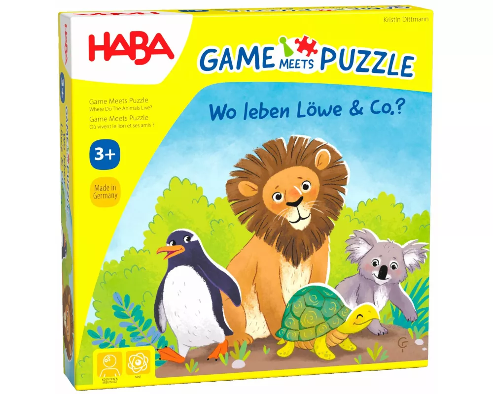 Game meets Puzzle - Wo leben Löwe & Co.?