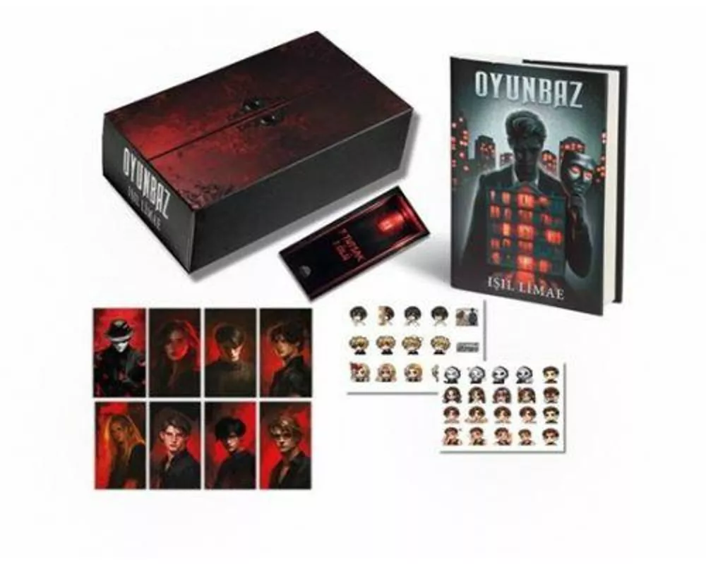 Oyunbaz - 7 Tutsak 1 Ölü Kutulu Set, Ciltli