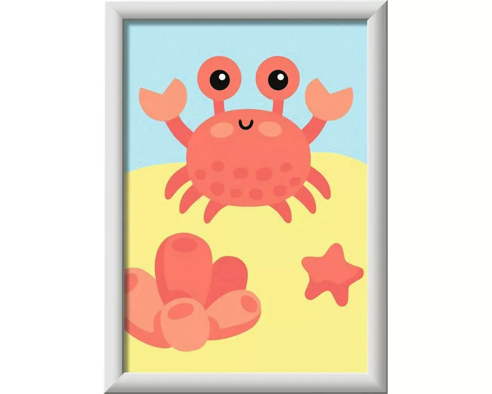 CreArt - Malen nach Zahlen / Friendly Crab