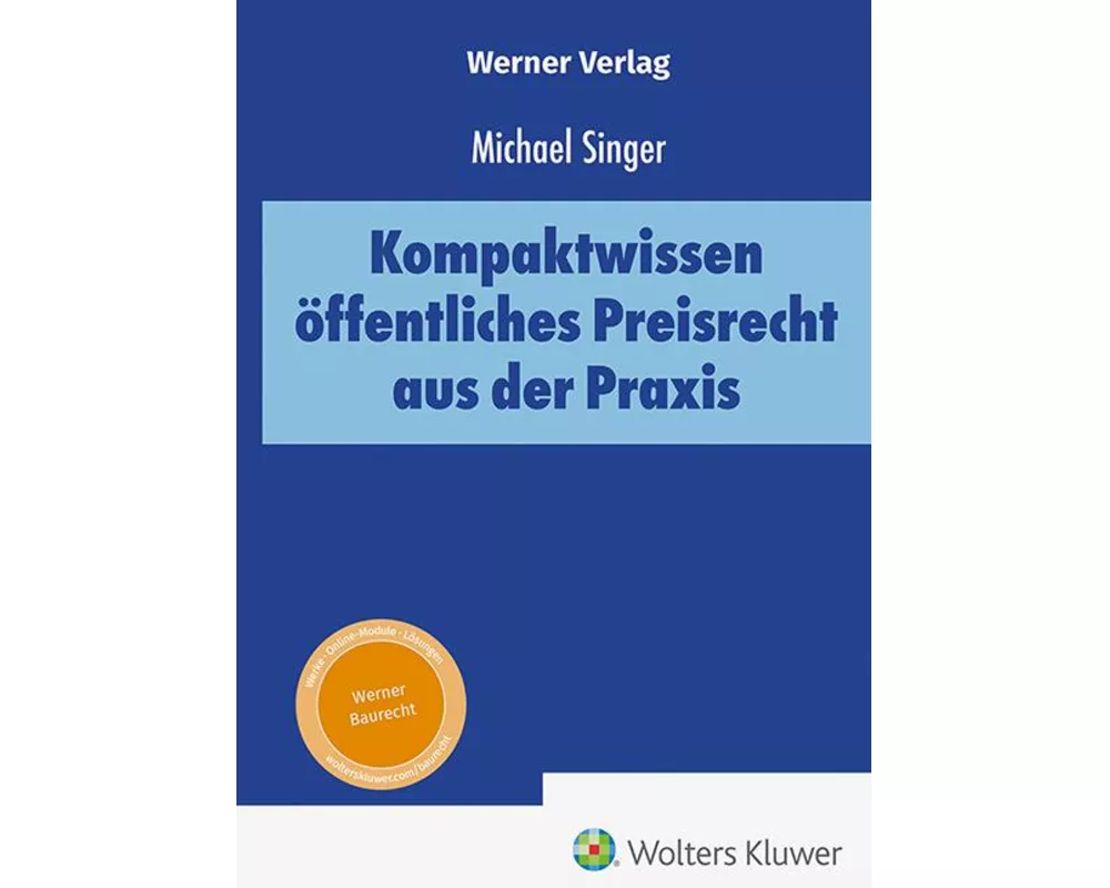 Kompaktwissen öffentliches Preisrecht aus der Praxis