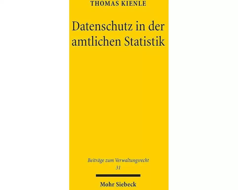 Datenschutz in der amtlichen Statistik