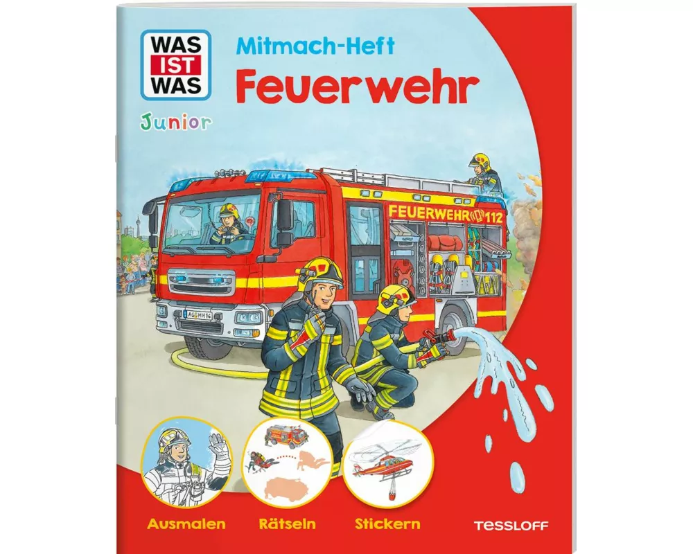 WAS IST WAS Junior Mitmach-Heft Feuerwehr