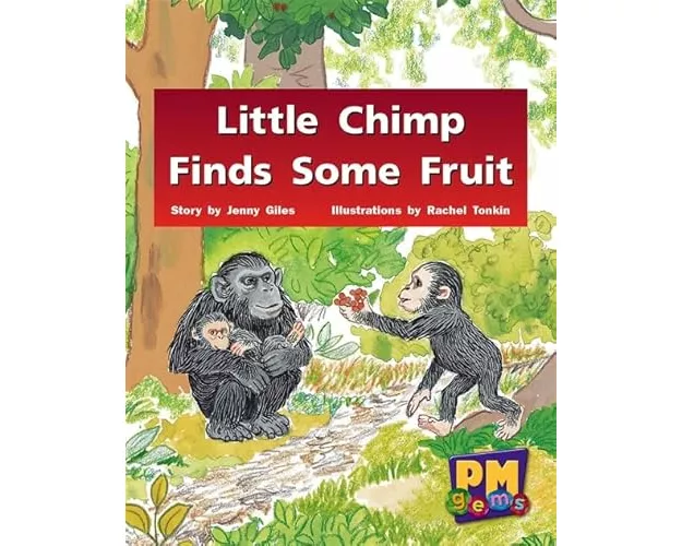 Little Chimp Finds Some Fruit