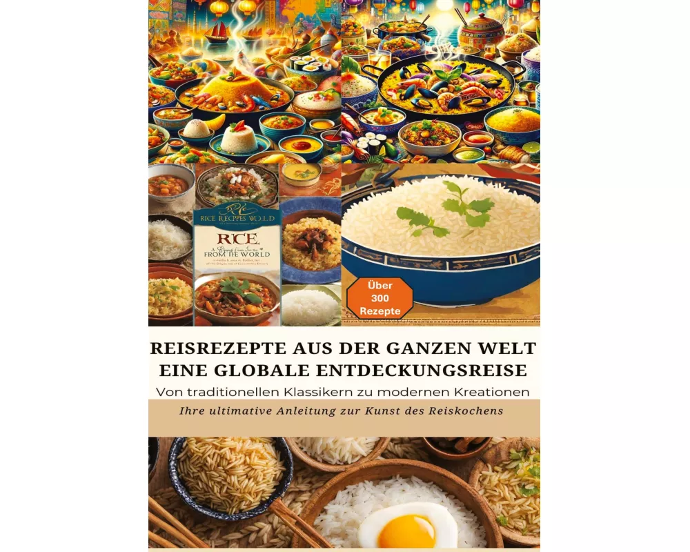 REISREZEPTE AUS DER GANZEN WELT: Eine globale Entdeckungsreise: Meisterwerke der Reisküche: - Ultimativer Guide für Reisliebhaber mit traditionellen u