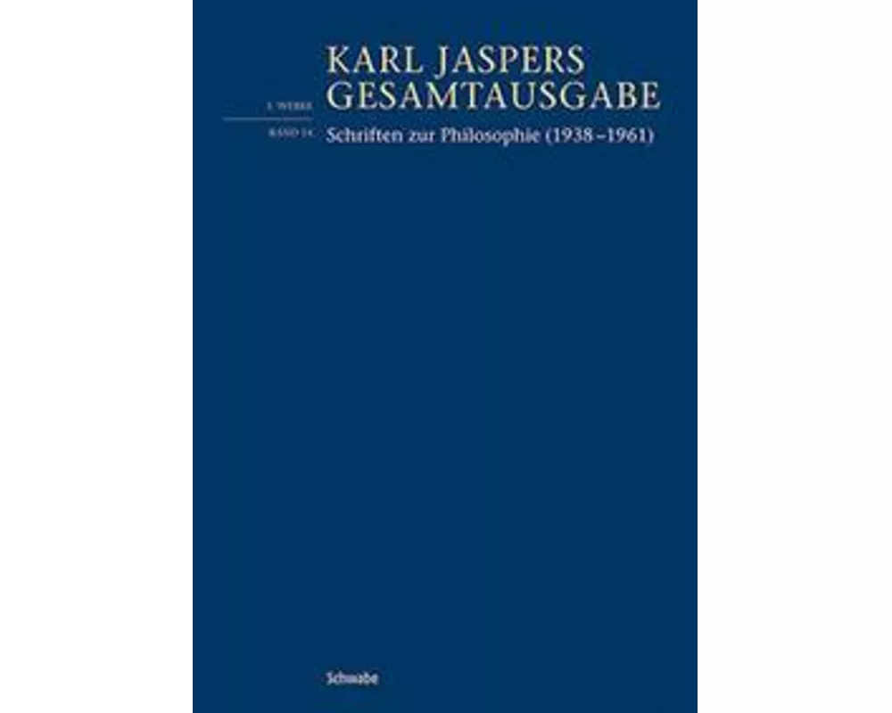 Texte zur Philosophie (1938–1961)