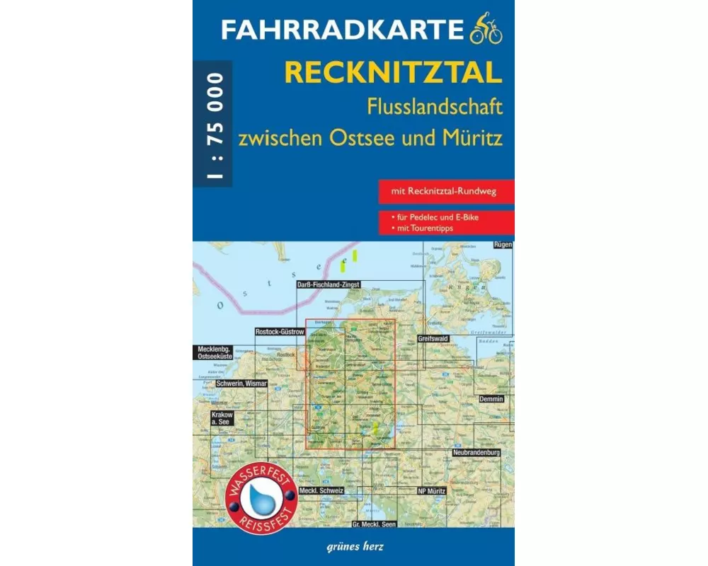 Fahrradkarte Recknitztal