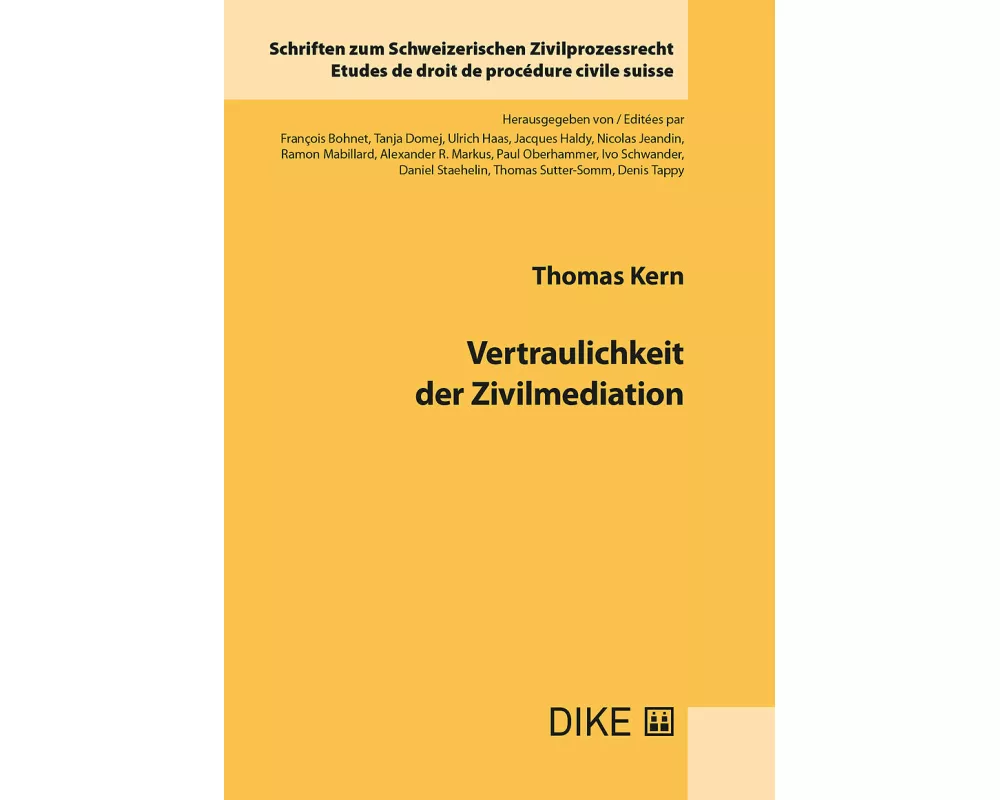 Vertraulichkeit der Zivilmediation