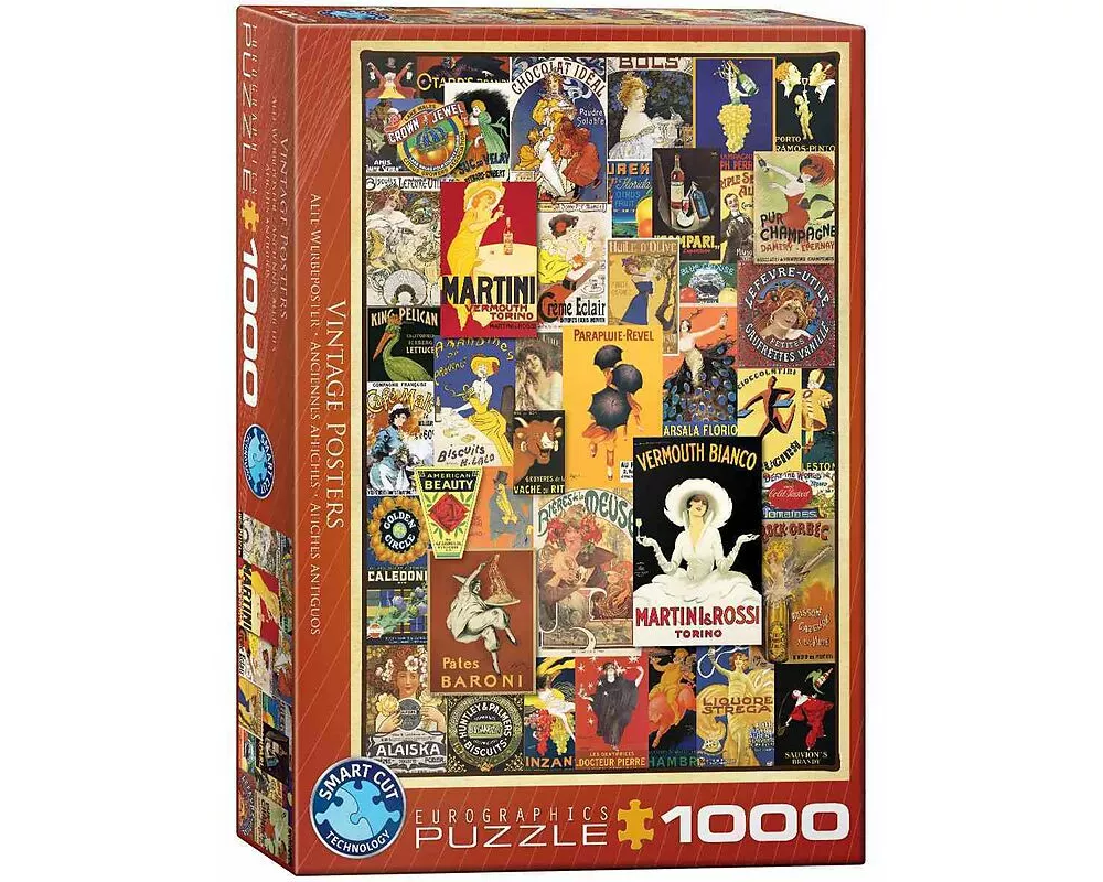 Puzzle 1000 Teile - Vintage Posters