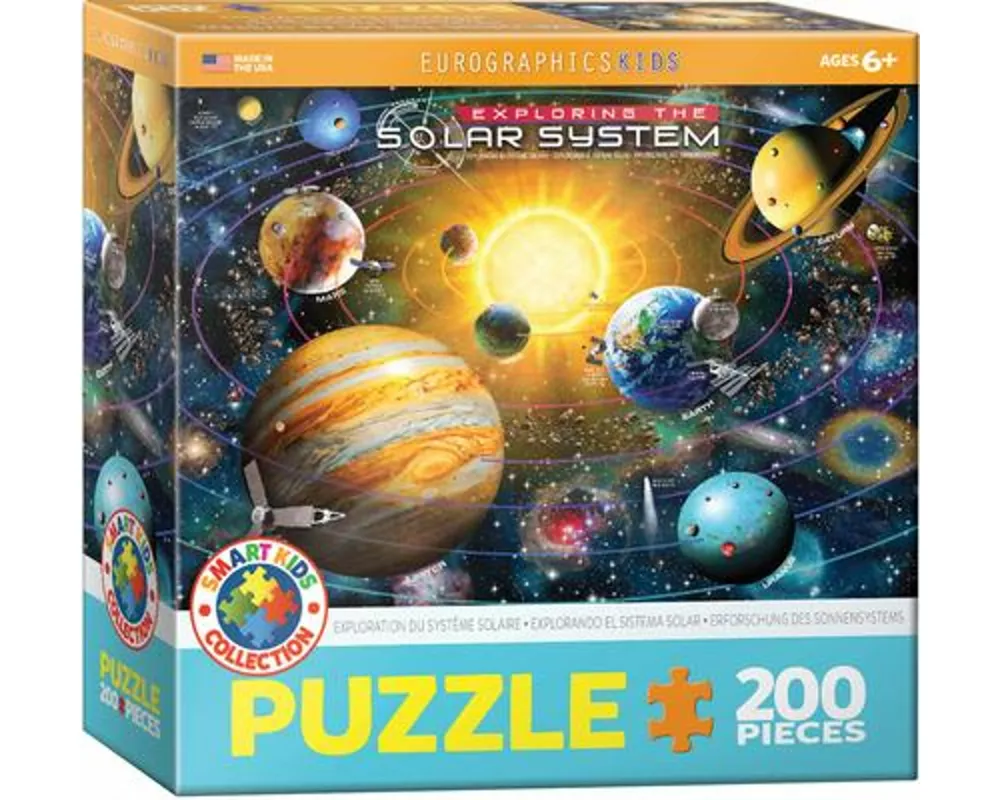 Kinder Puzzle 200 Teile - Exploring the Solar System